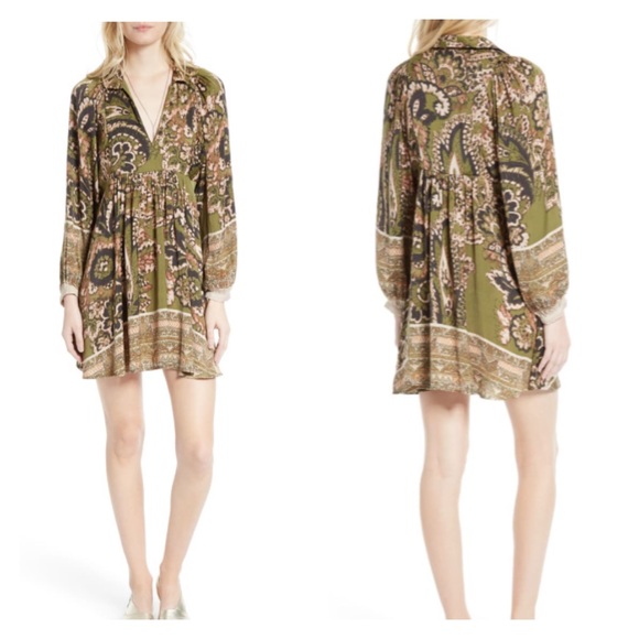 Free People Dresses & Skirts - Free People Say You Love Me Minidress in Green